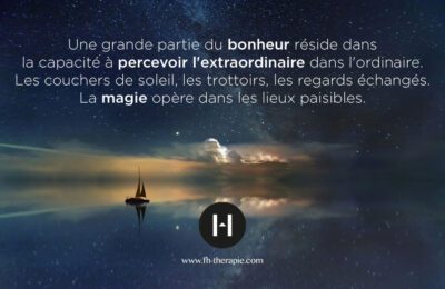 Percevoir l'extraordinaire