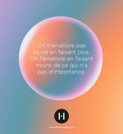 Améliorer sa vie