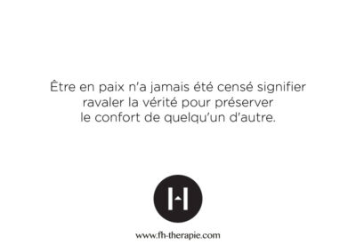 Etre en paix