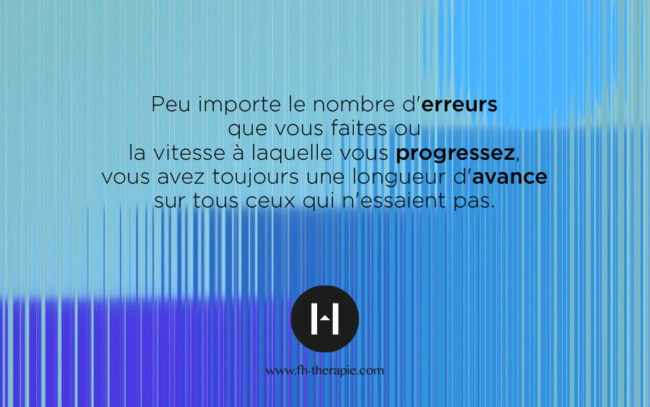 Progresser et avancer