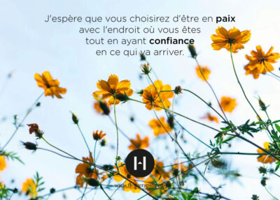 Paix et confiance